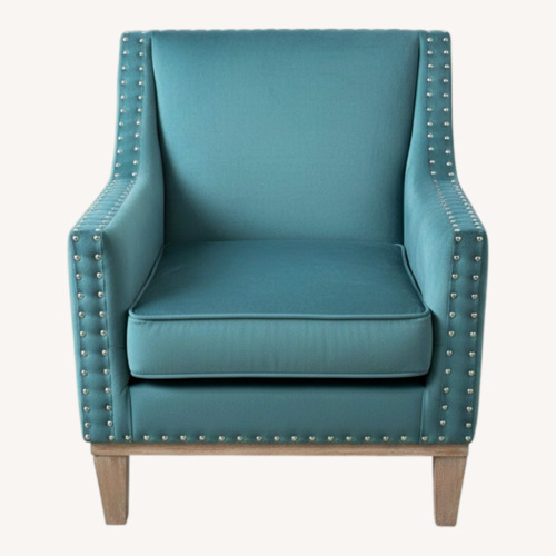 Used Green Fabric Accent Chair for sale on AptDeco