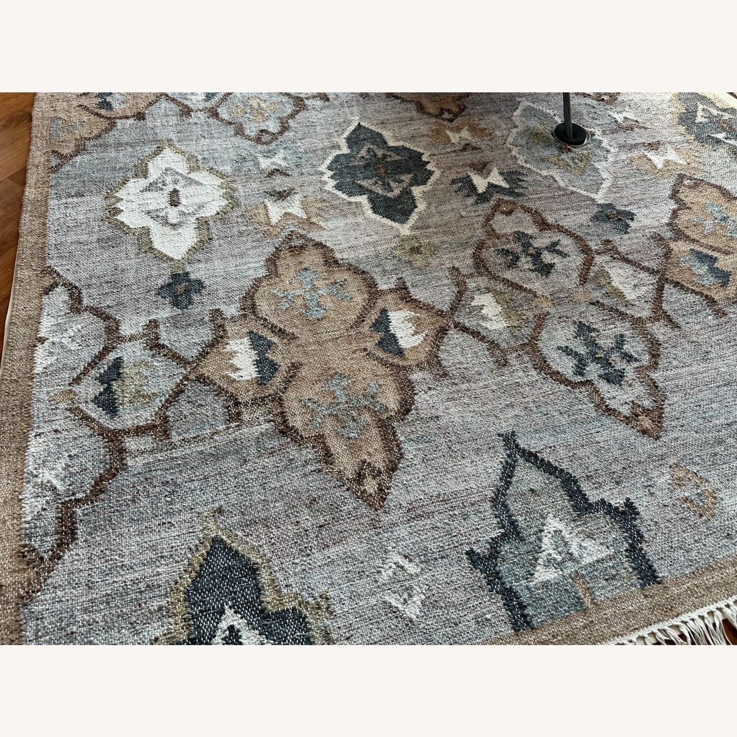 Arhaus Lido Light Gray Wool Blend Area Rug 6' x 9' - image-4
