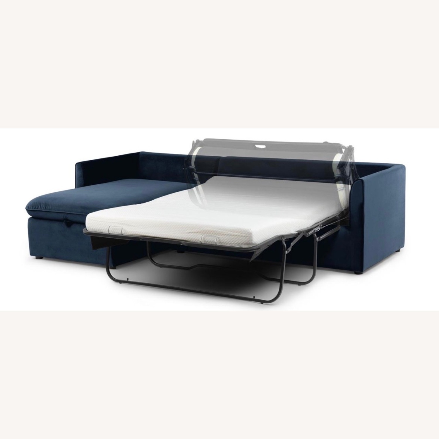 Article Oneira Blue Sectional Sofa Bed - image-12