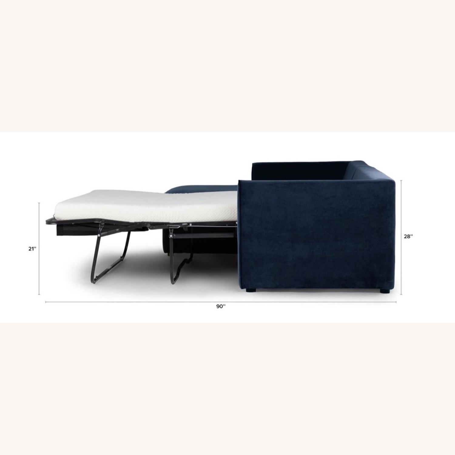 Article Oneira Blue Sectional Sofa Bed - image-10