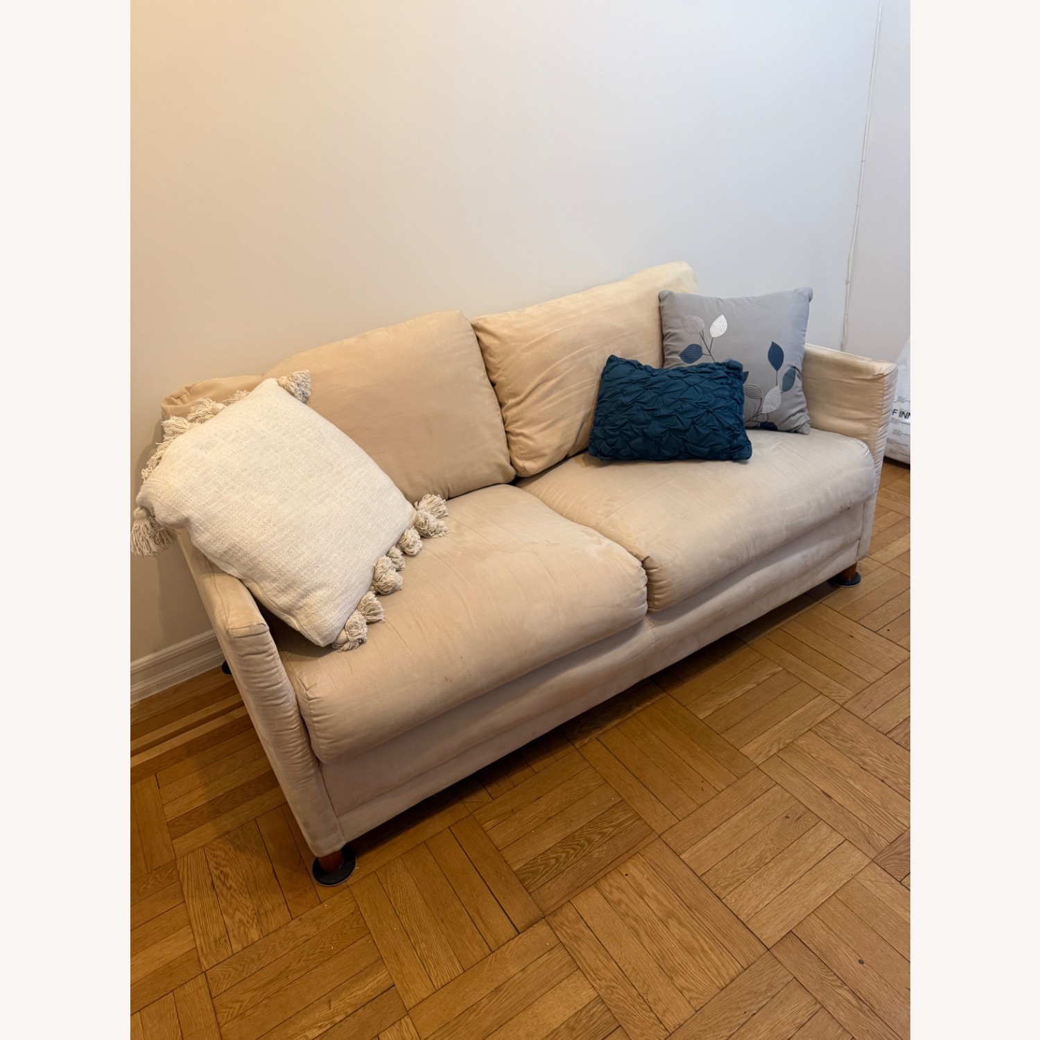 Jennifer Convertibles Natural Sleeper Sofa - image-3