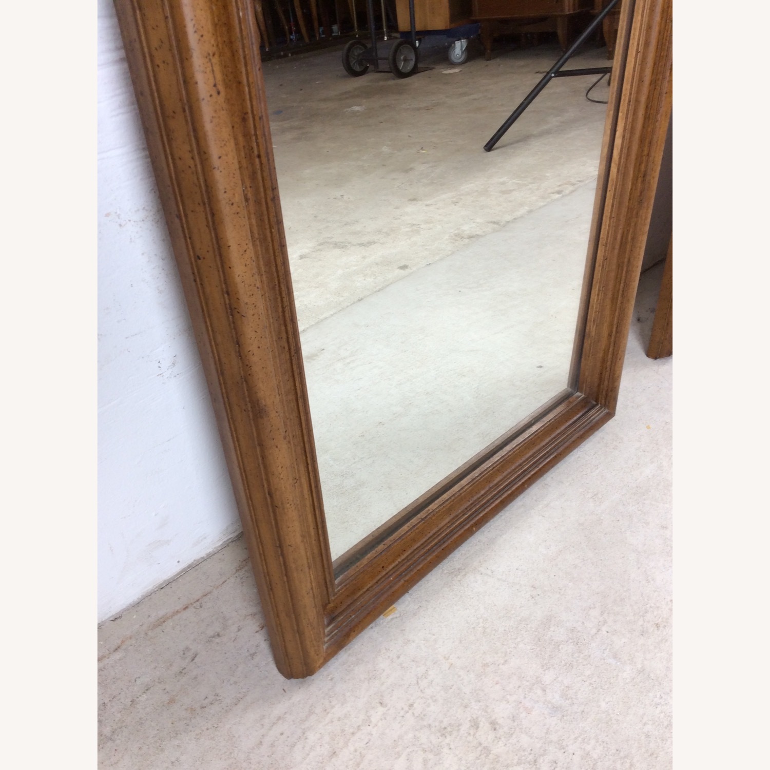 Pair of Mid Century Modern Mirrors with Arch Top - image-9