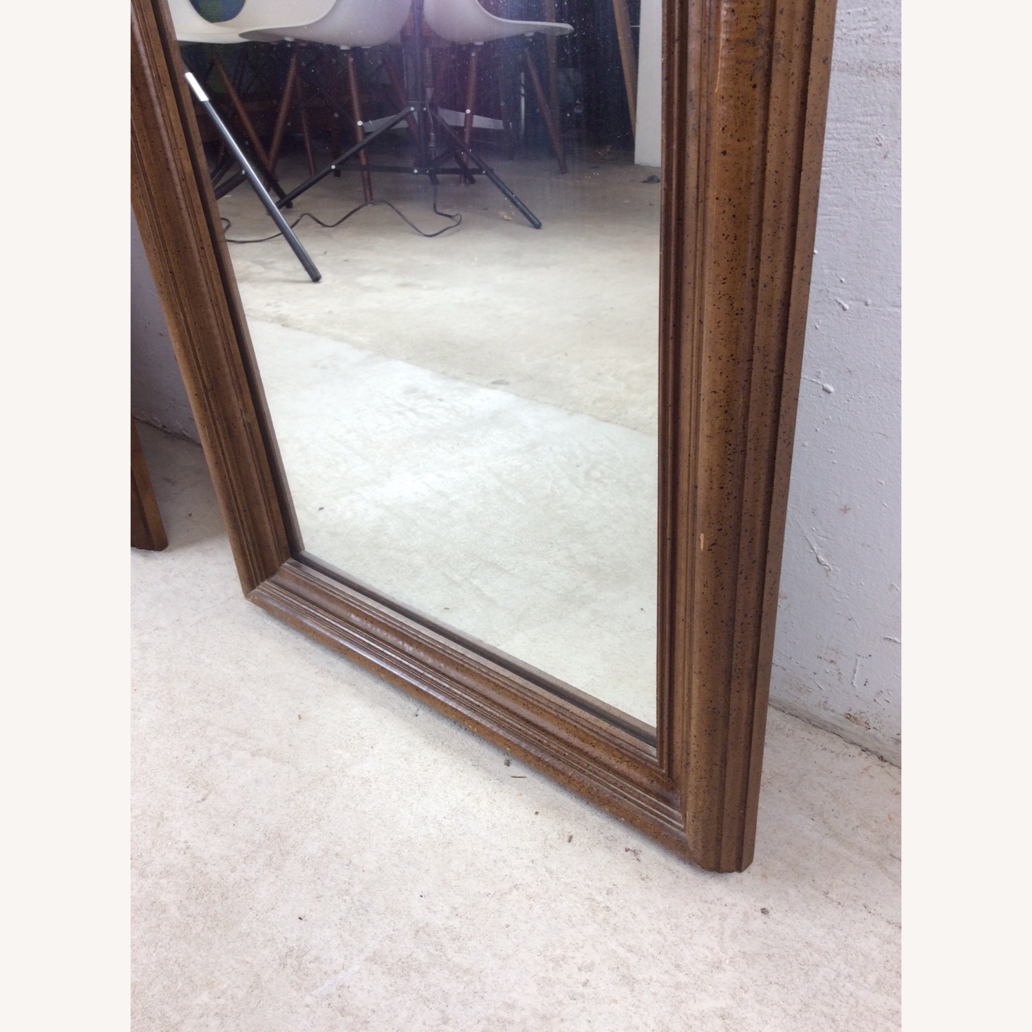 Pair of Mid Century Modern Mirrors with Arch Top - image-8