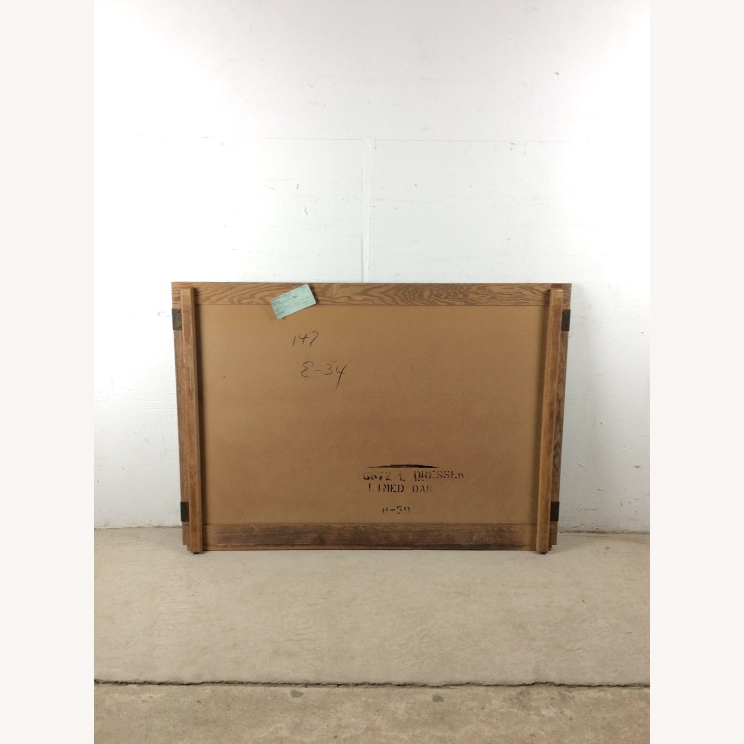 Mid Century Mountable Mirror with Beveled Edge - image-13