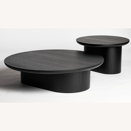 Used Black Wood Coffee Table By Estudio Rain  for sale on AptDeco
