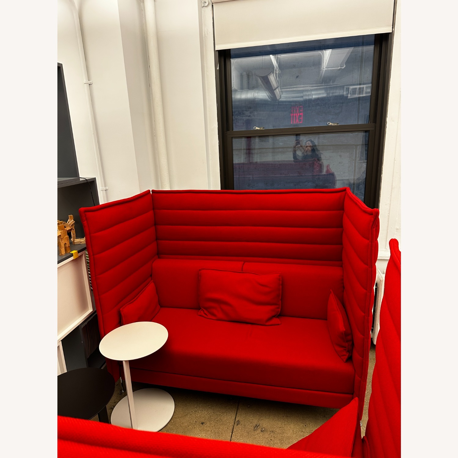 Vitra Alcove Red 2 Seater Sofa (Set of 2) - image-5