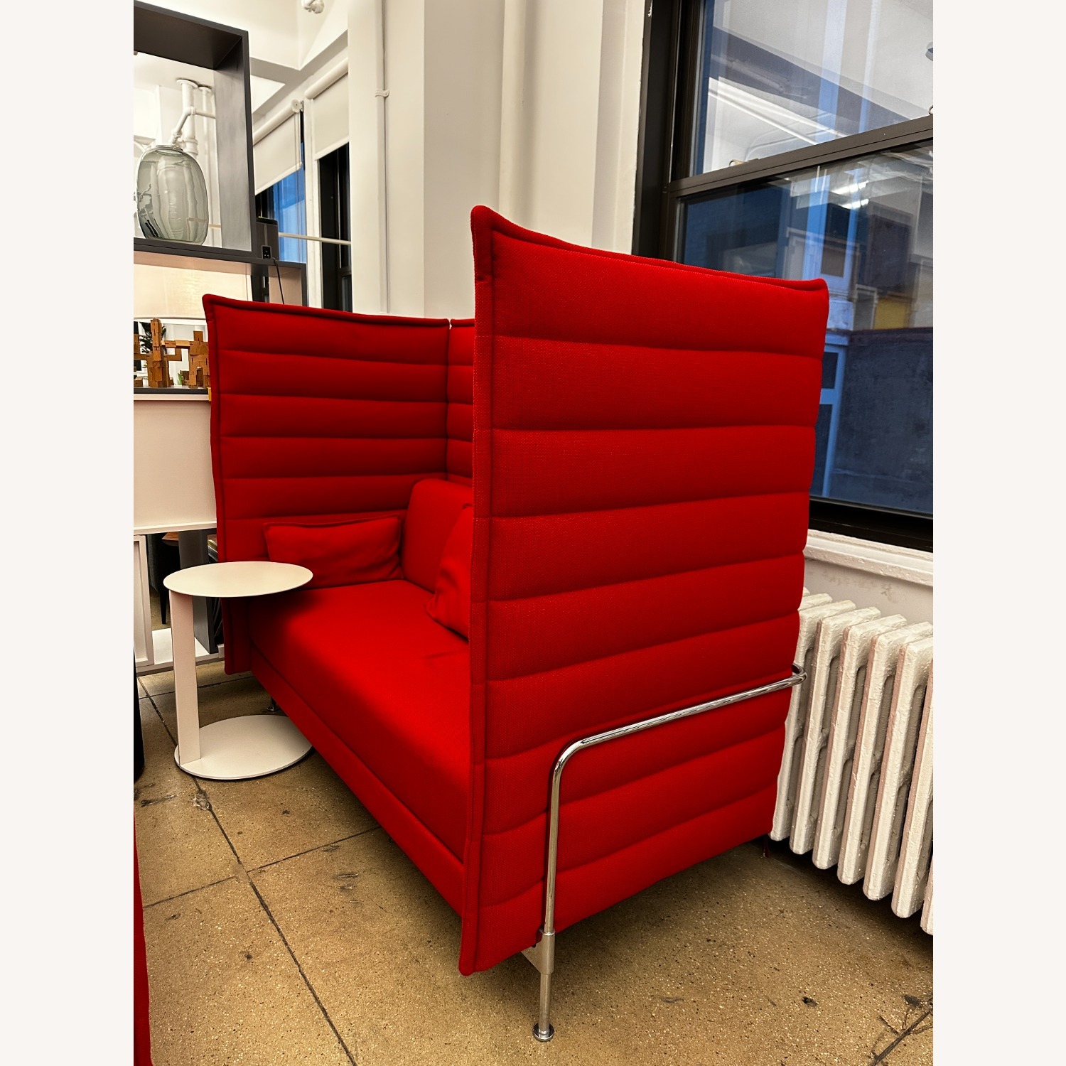 Vitra Alcove Red 2 Seater Sofa (Set of 2) - image-4