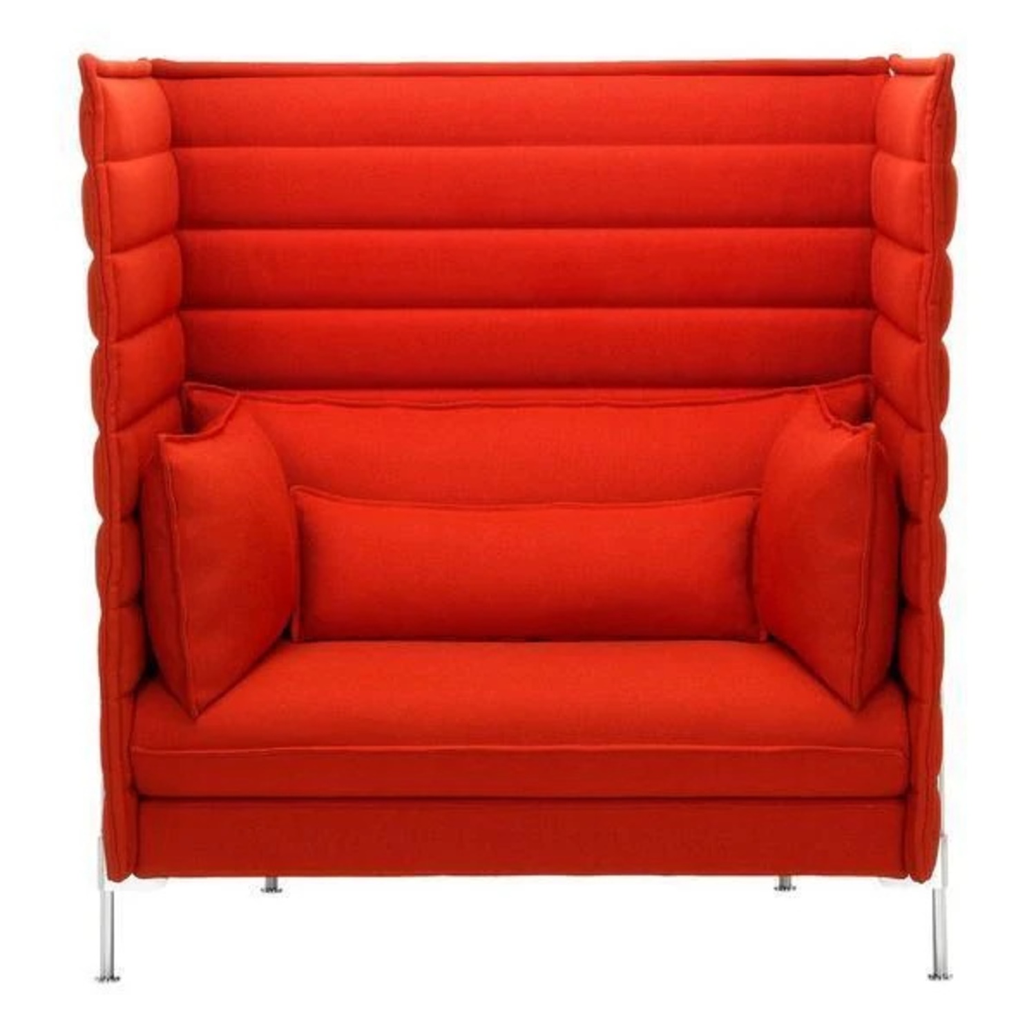 Vitra Alcove Red 2 Seater Sofa (Set of 2) - image-6