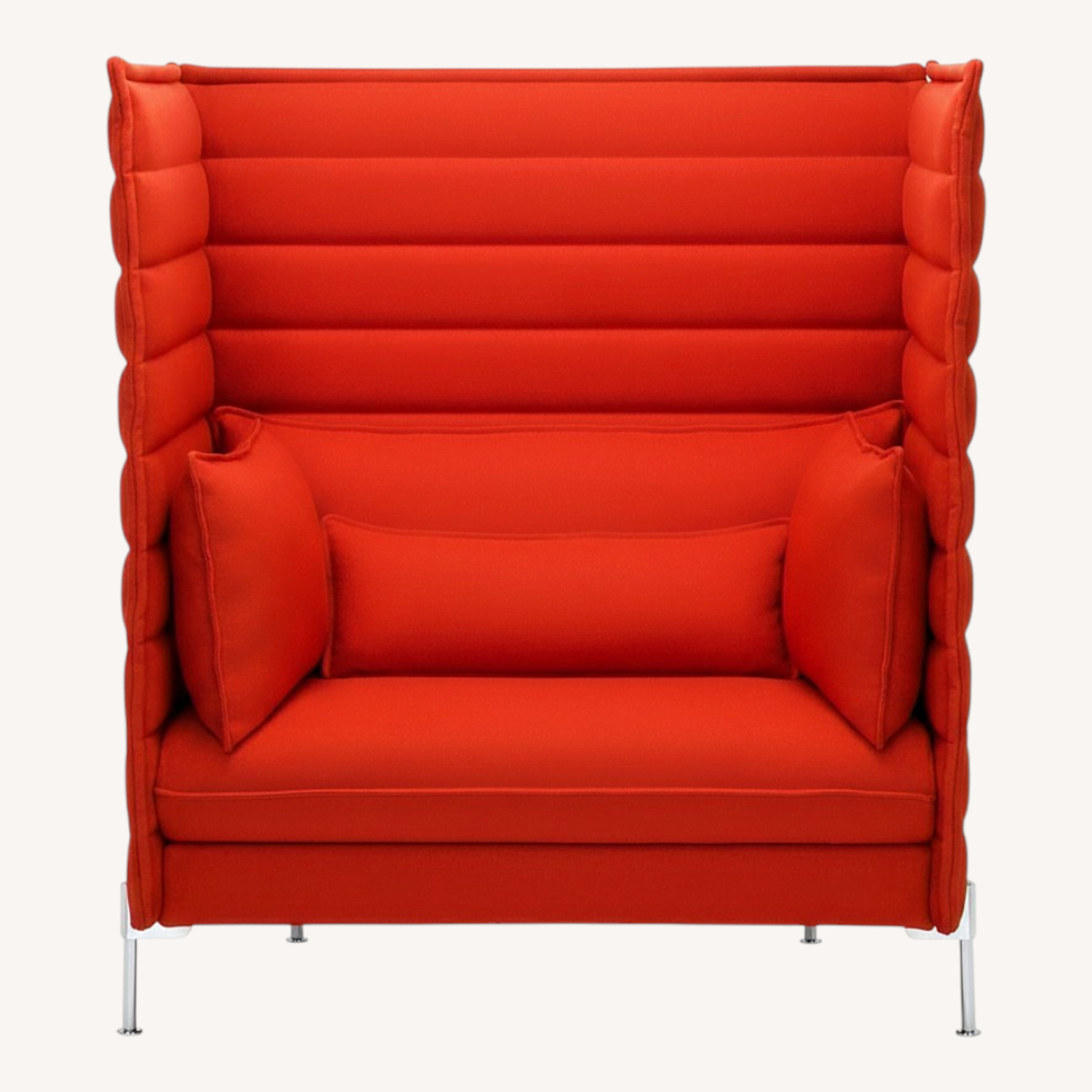 Vitra Alcove Red 2 Seater Sofa (Set of 2) - image-0
