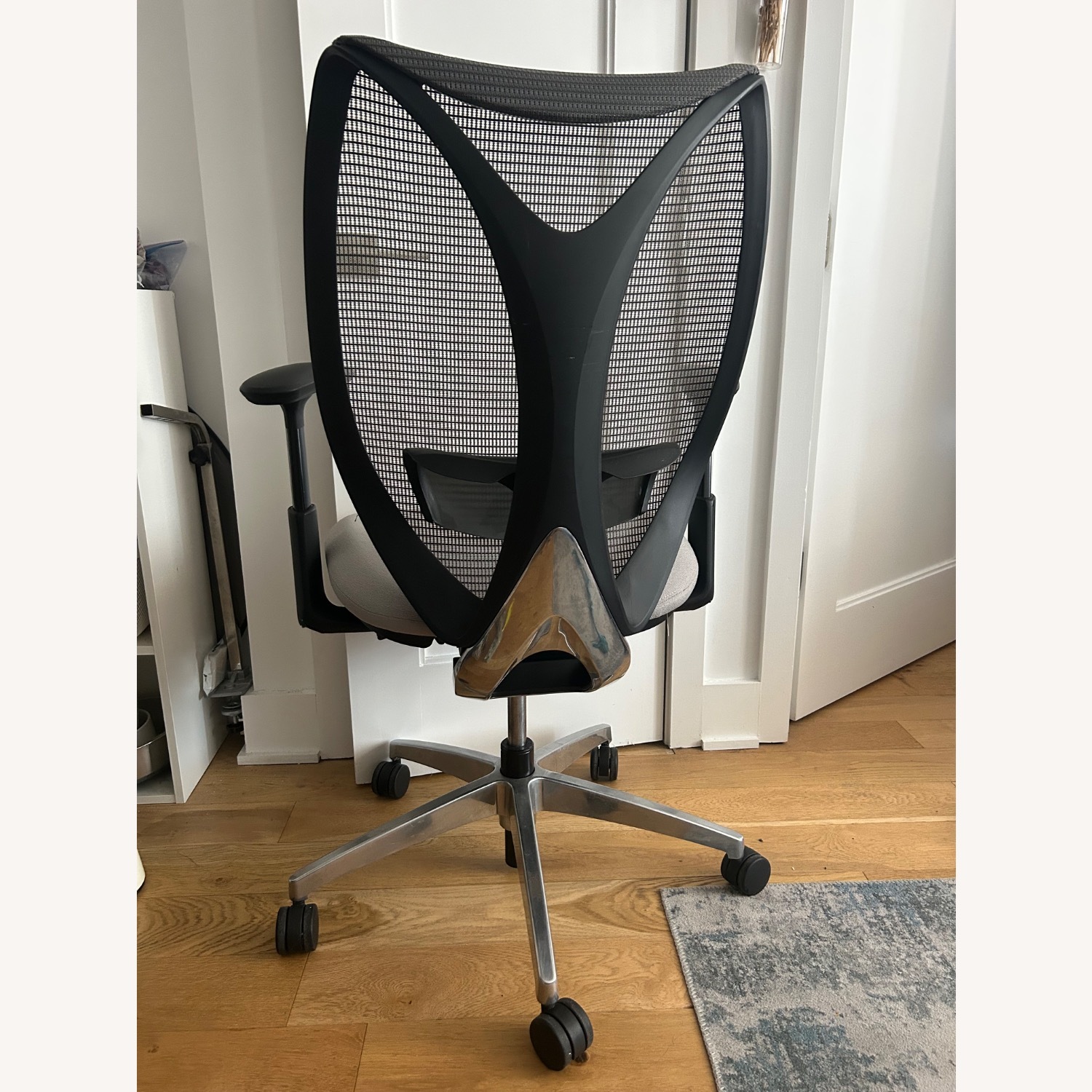 Teknion Light Gray Office Chair - image-2