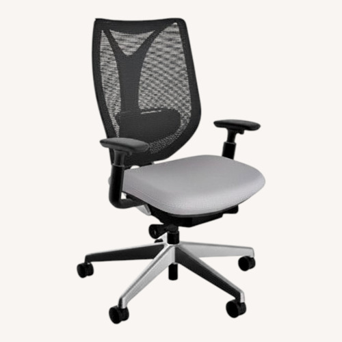 Used Teknion Light Gray Office Chair for sale on AptDeco