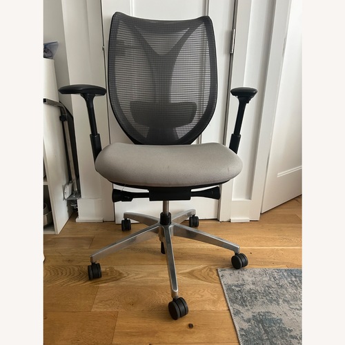 Used Teknion Light Gray Office Chair for sale on AptDeco