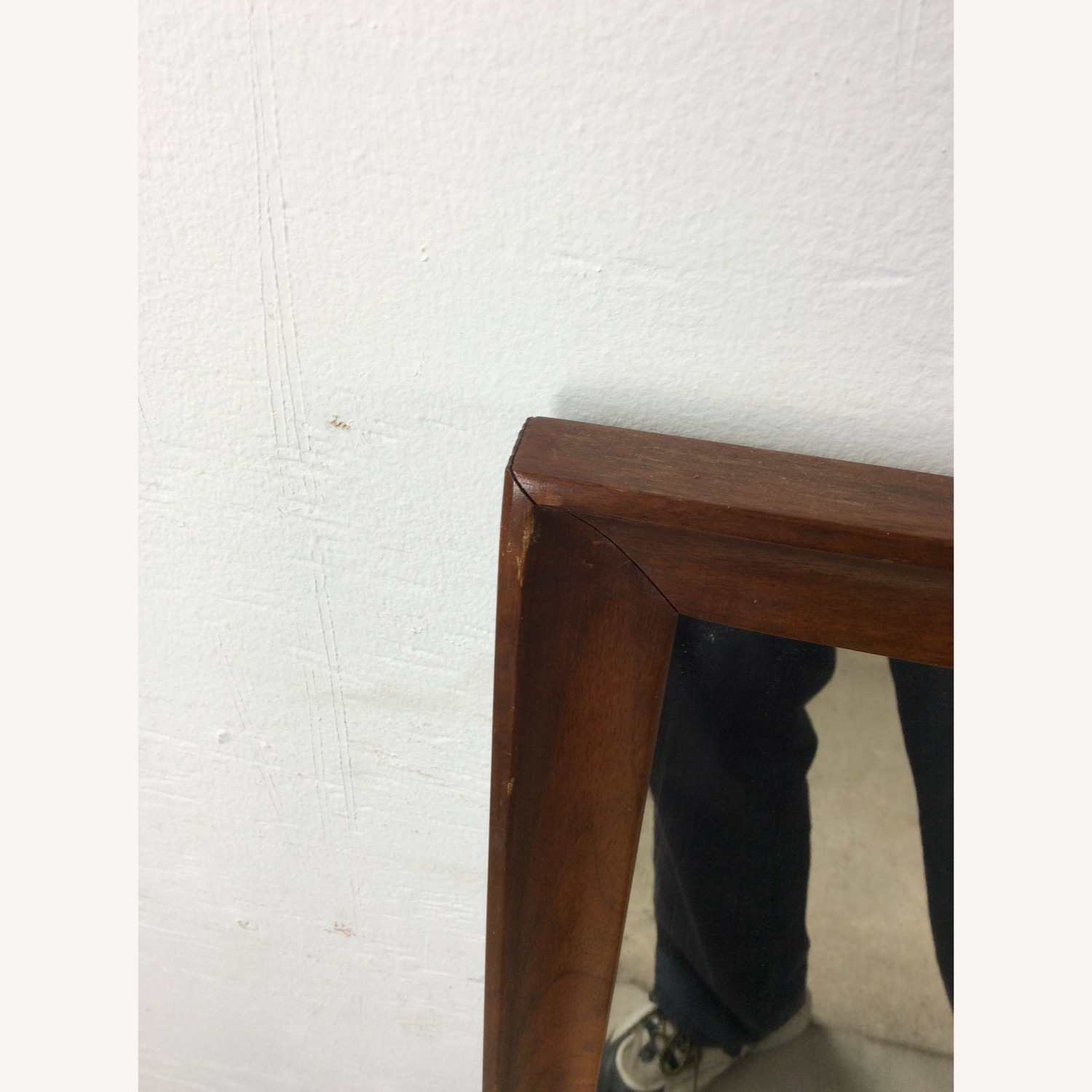 Pai Mid Century Mirrors with Angular Walnut Frame - image-8