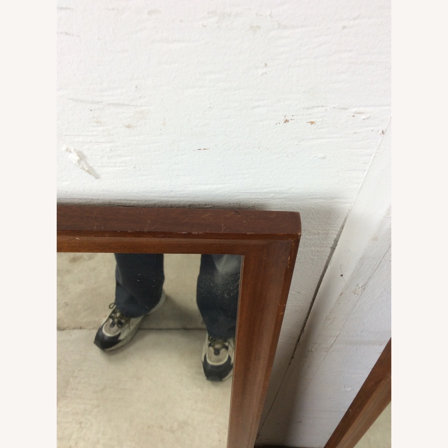 Pai Mid Century Mirrors with Angular Walnut Frame - image-6