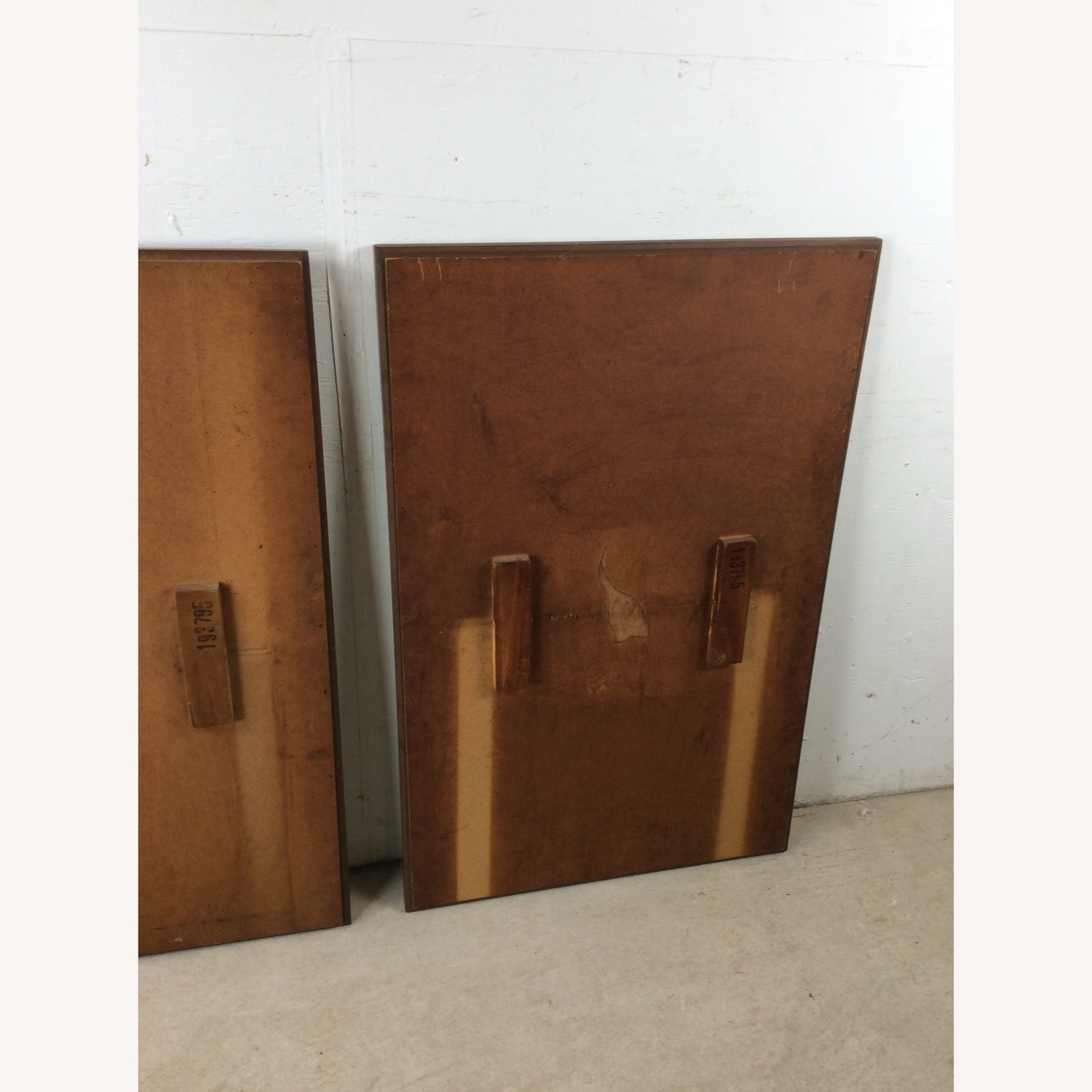 Pai Mid Century Mirrors with Angular Walnut Frame - image-20