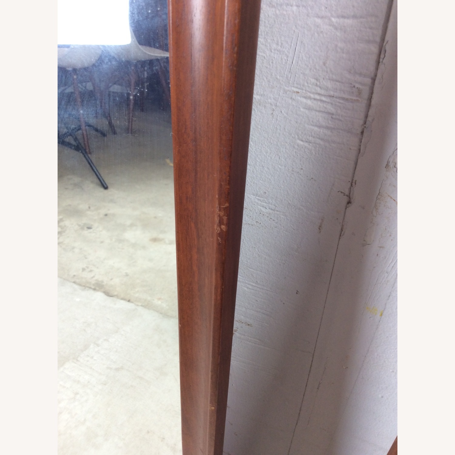 Pai Mid Century Mirrors with Angular Walnut Frame - image-12