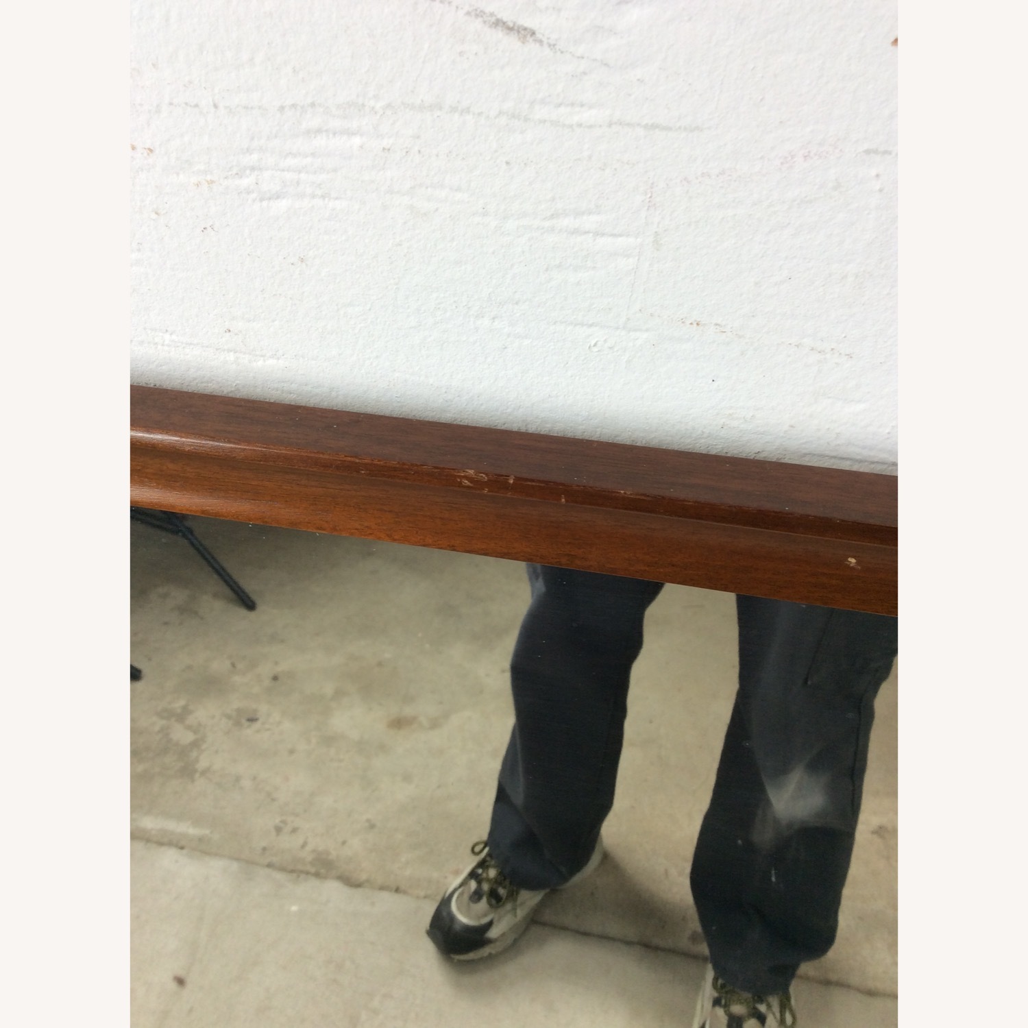 Pai Mid Century Mirrors with Angular Walnut Frame - image-7