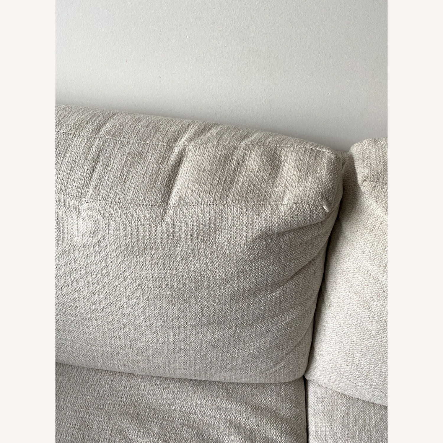 Beige Fabric Sleeper Sofa - image-4