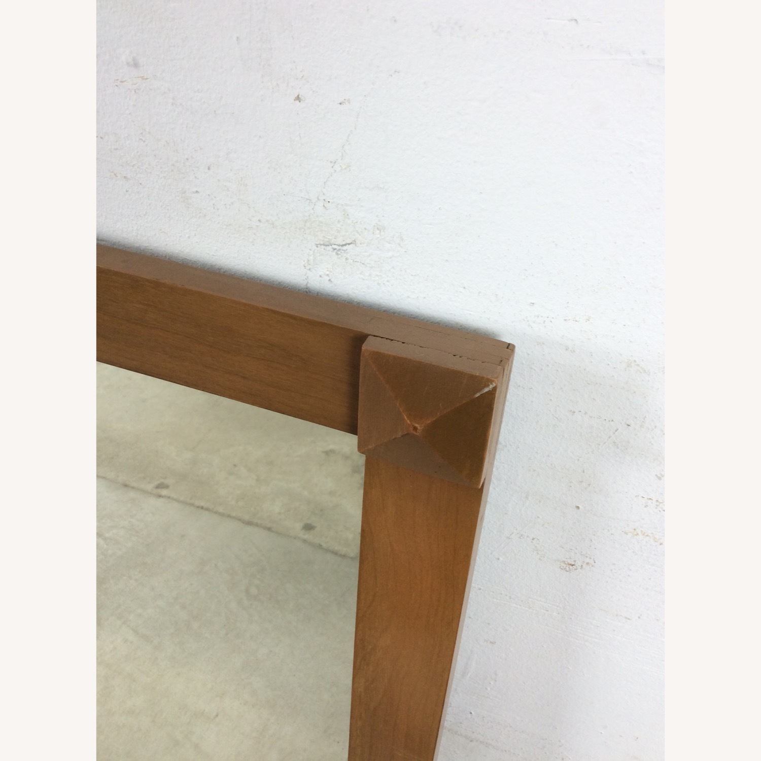 Long Rectangular Mirror with Brass Accented Frame - image-9