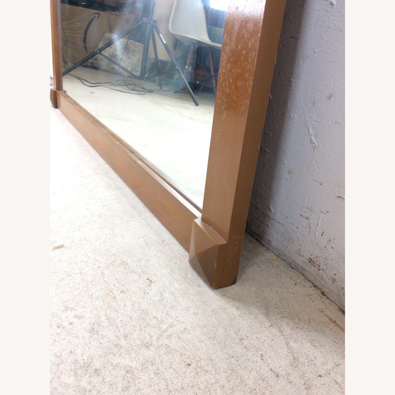 Long Rectangular Mirror with Brass Accented Frame - image-13