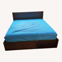 Nevis Platform Espresso Queen Bed