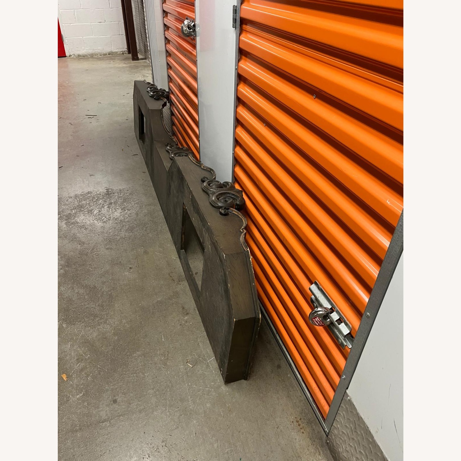 Antique-Style China Cabinet - Ornate Carved Wood - image-5