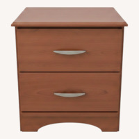 Nightstand Tanner Brazilian Cherry Contemporary Nightstand