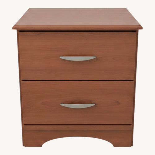 Used Nightstand Tanner Brazilian Cherry Contemporary Nightstand for sale on AptDeco