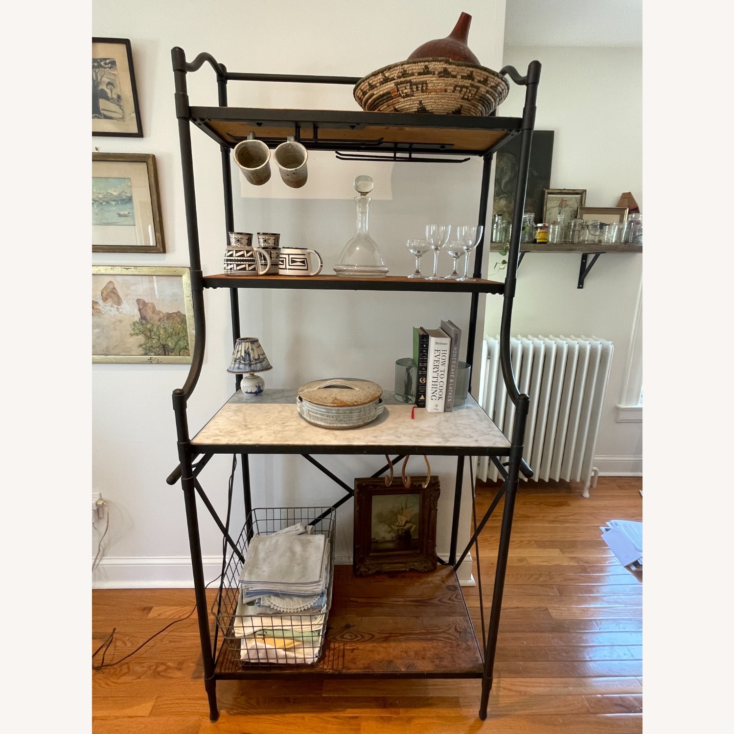 Pottery Barn Hamilton Baker's Rack - image-3