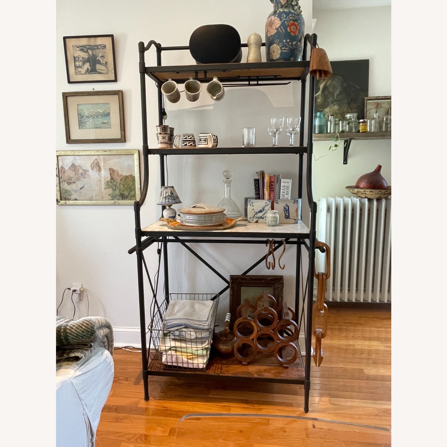 Pottery Barn Hamilton Baker's Rack - image-1