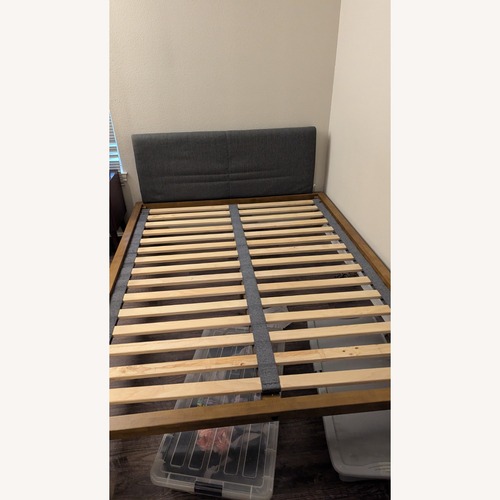 Used Thuma Light Brown Wood Queen Bed for sale on AptDeco