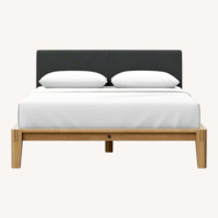 Thuma Light Brown Wood Queen Bed