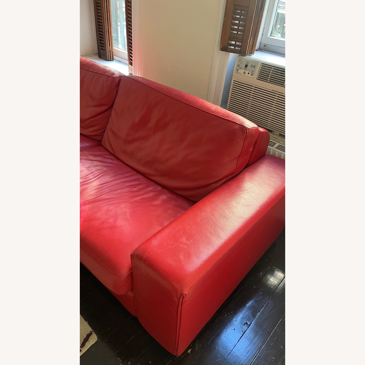 Roche Bobois Red Pull-Out Couch - image-3