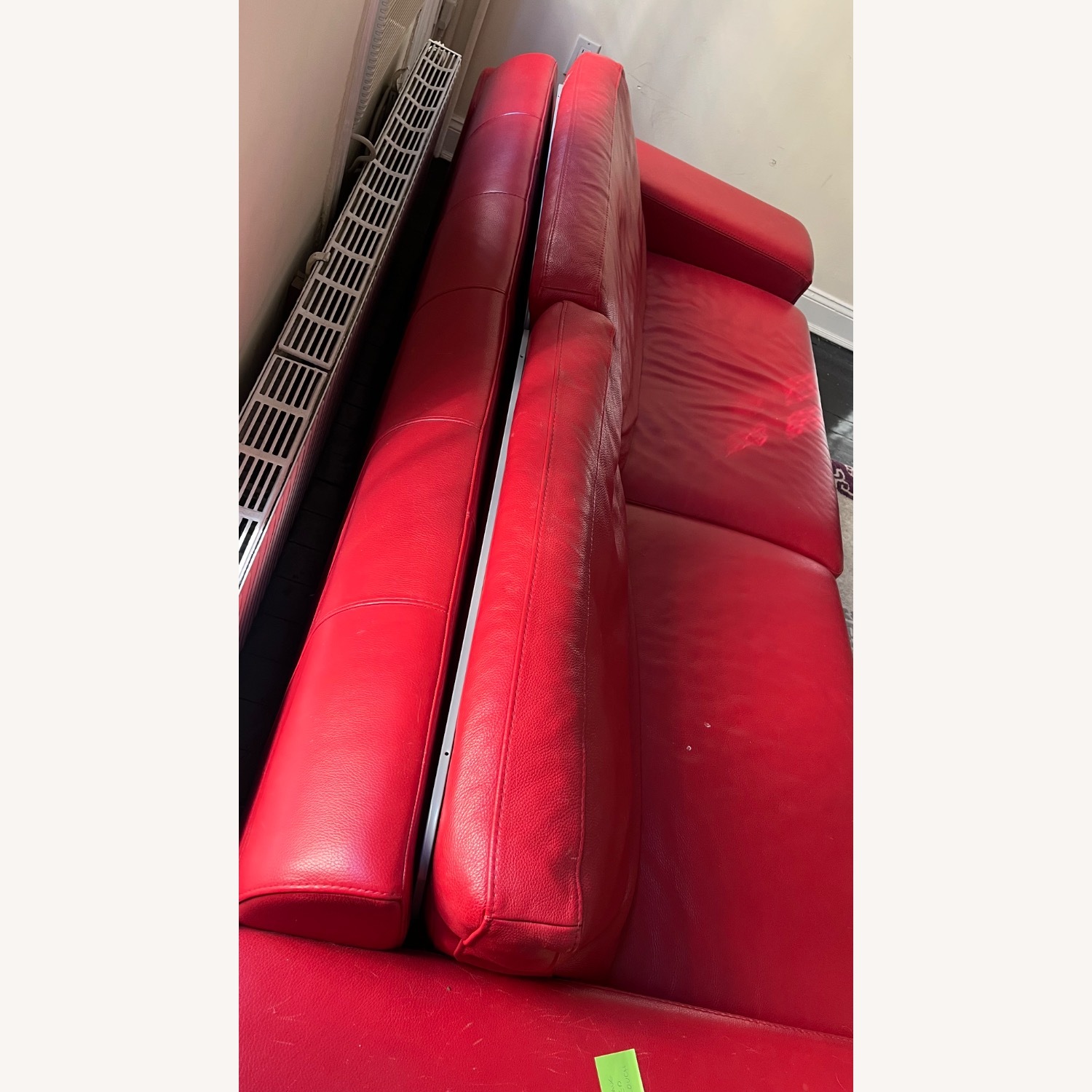 Roche Bobois Red Pull-Out Couch - image-4