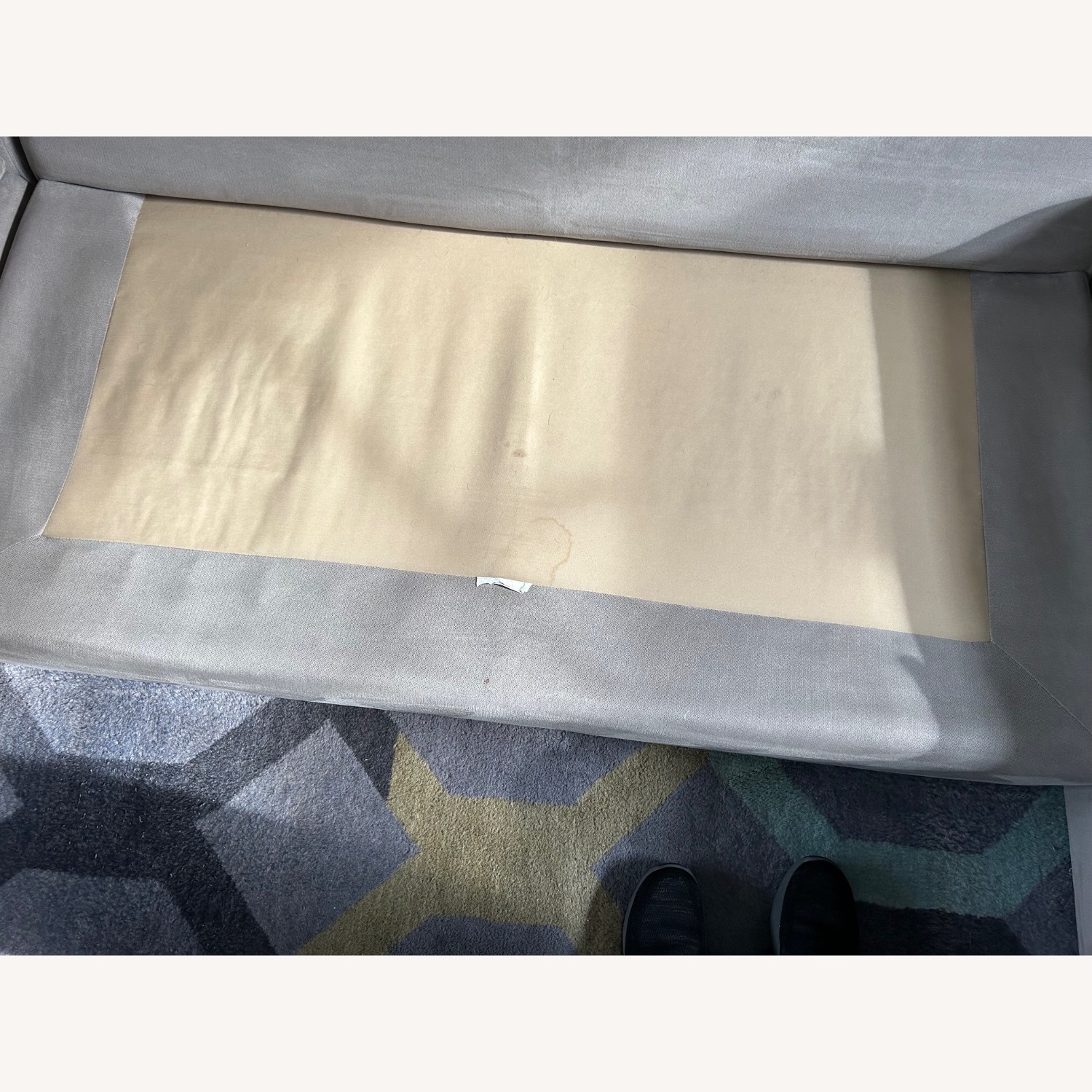 Crate & Barrel Axis Gray Sectional  - image-4