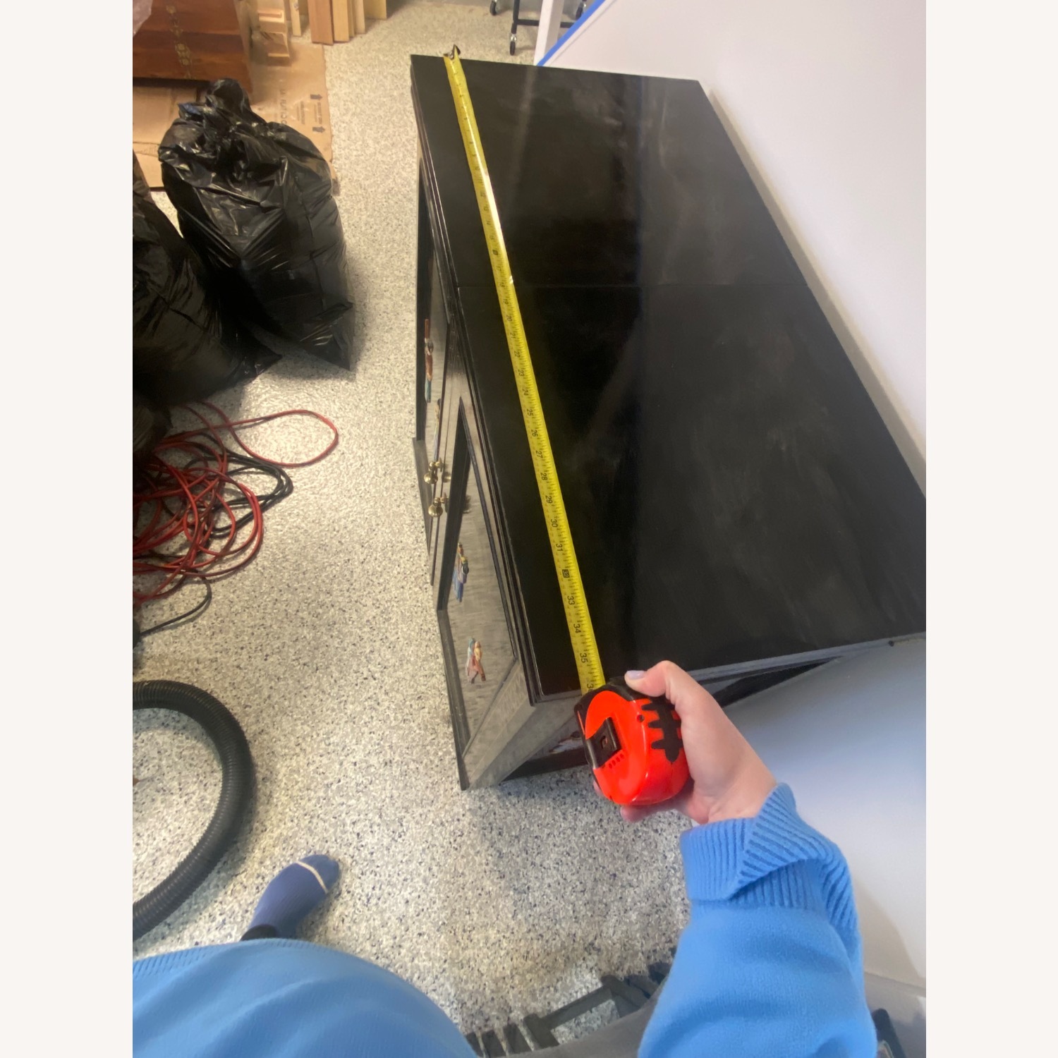 Vintage/Antique Finds Black Wood Bar Carts - image-4