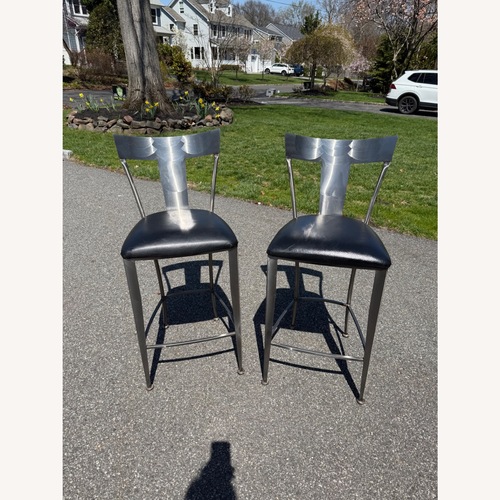 Used Black Metal Chair and a Half for sale on AptDeco