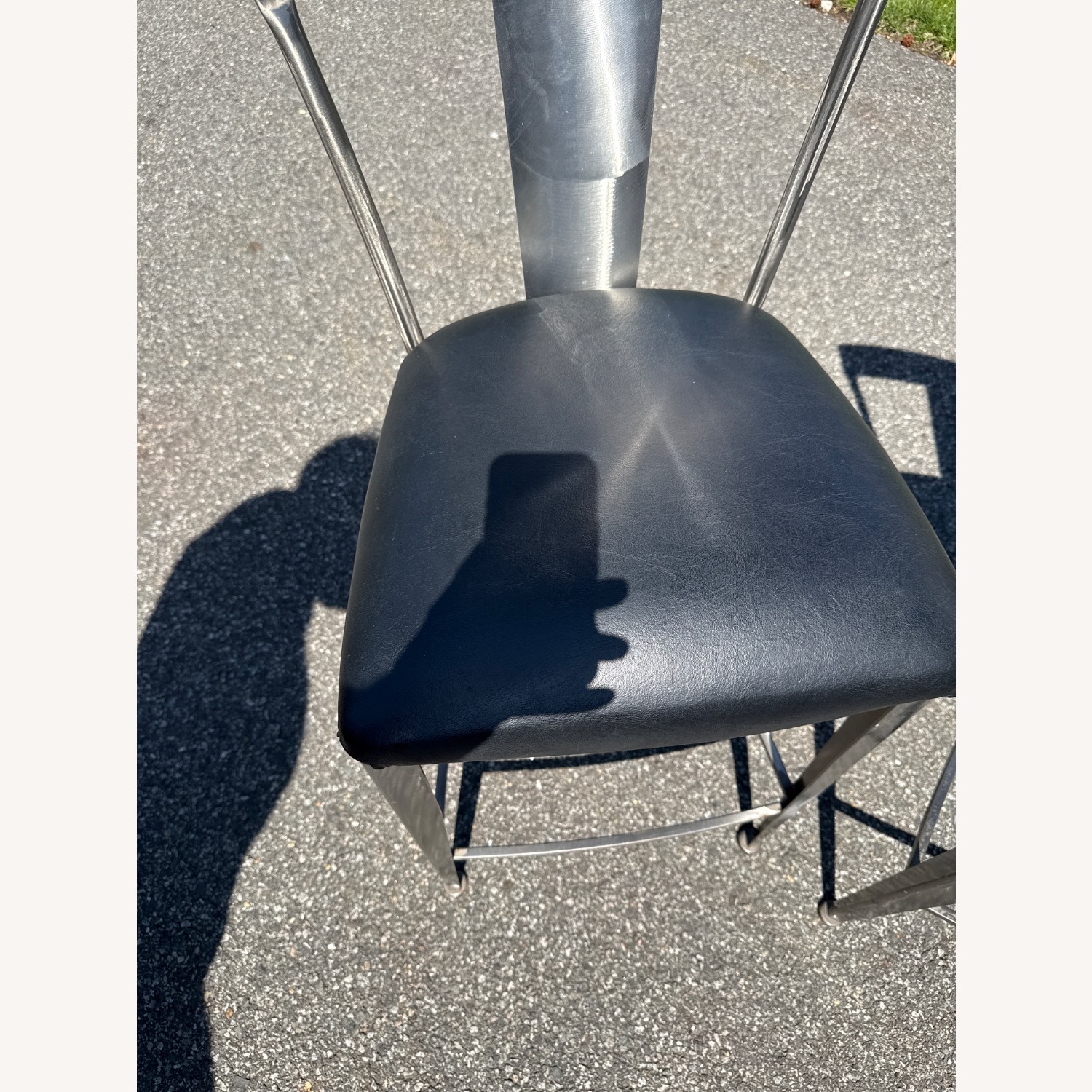 Black Metal Chair and a Half - image-6