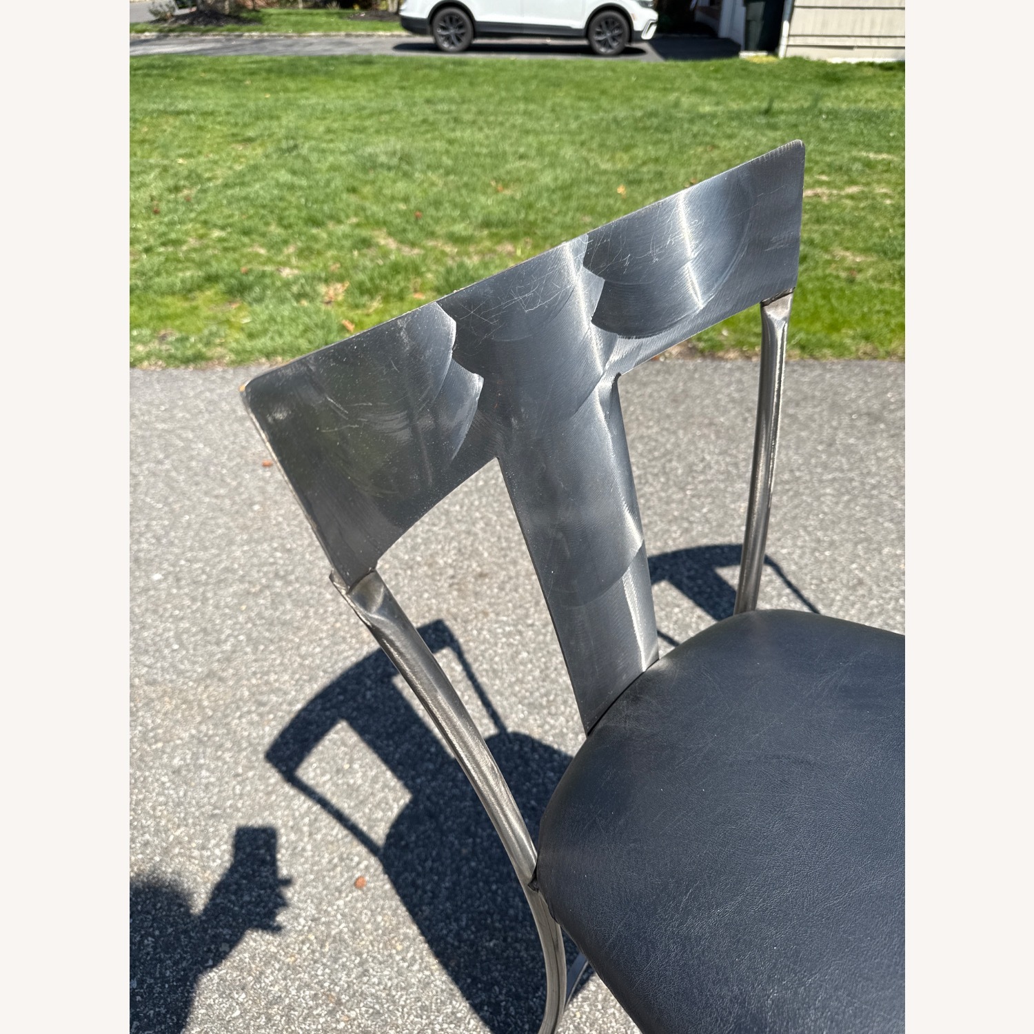 Black Metal Chair and a Half - image-7