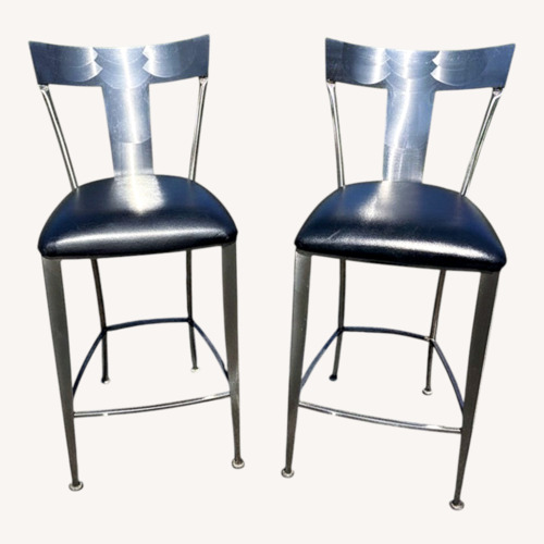 Used Black Metal Chair and a Half for sale on AptDeco