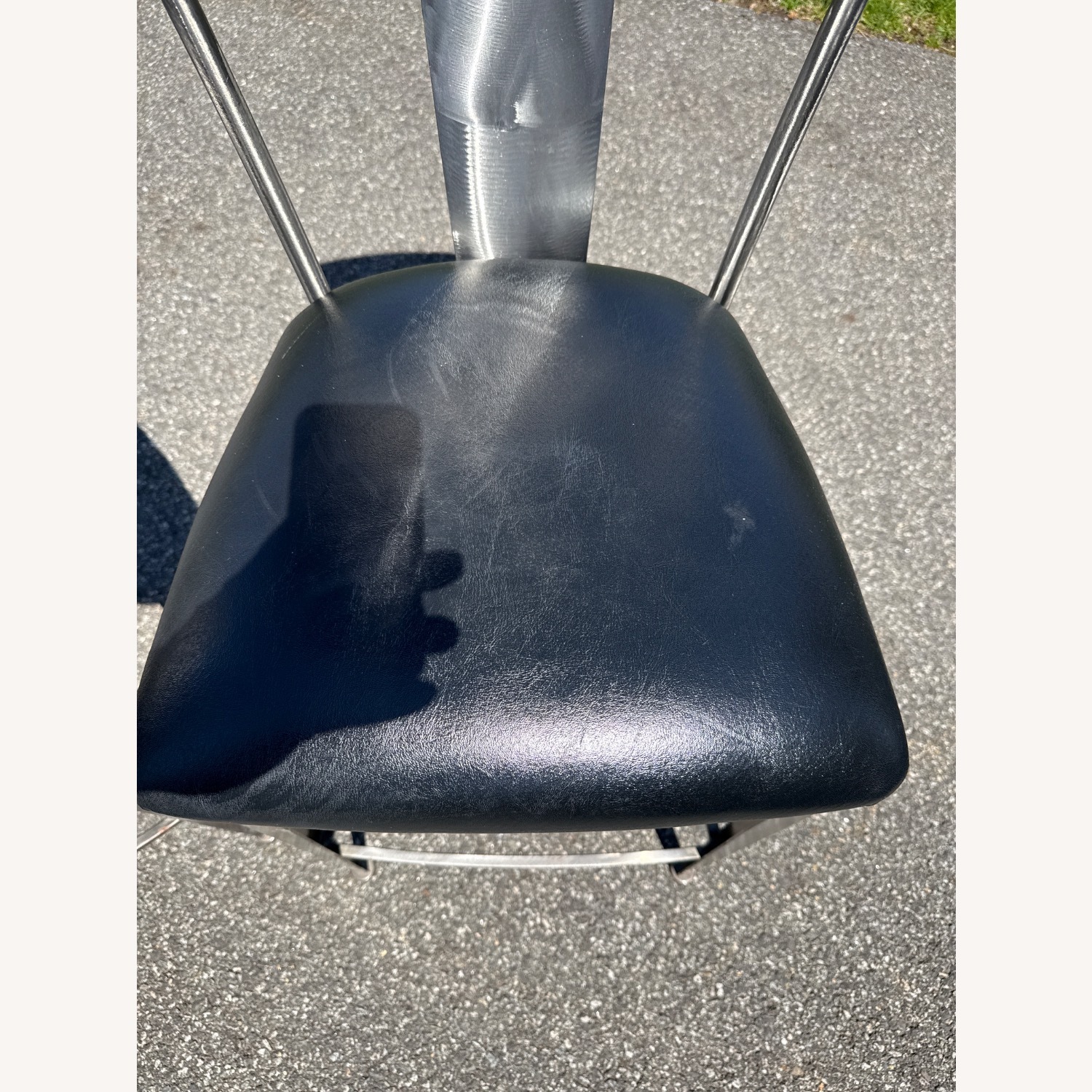 Black Metal Chair and a Half - image-5