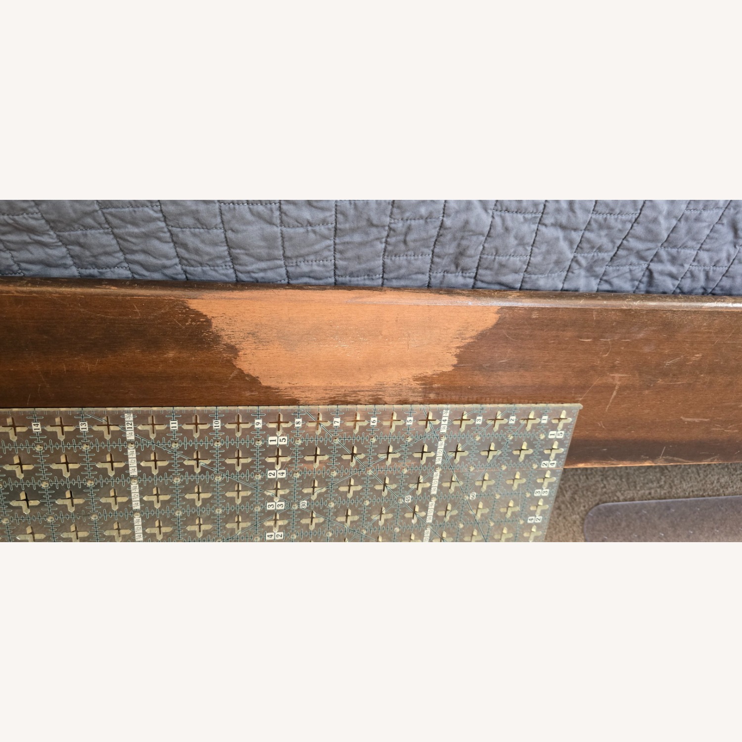 Vintage/Antique Finds Dark Brown Wood Full Bed - image-6