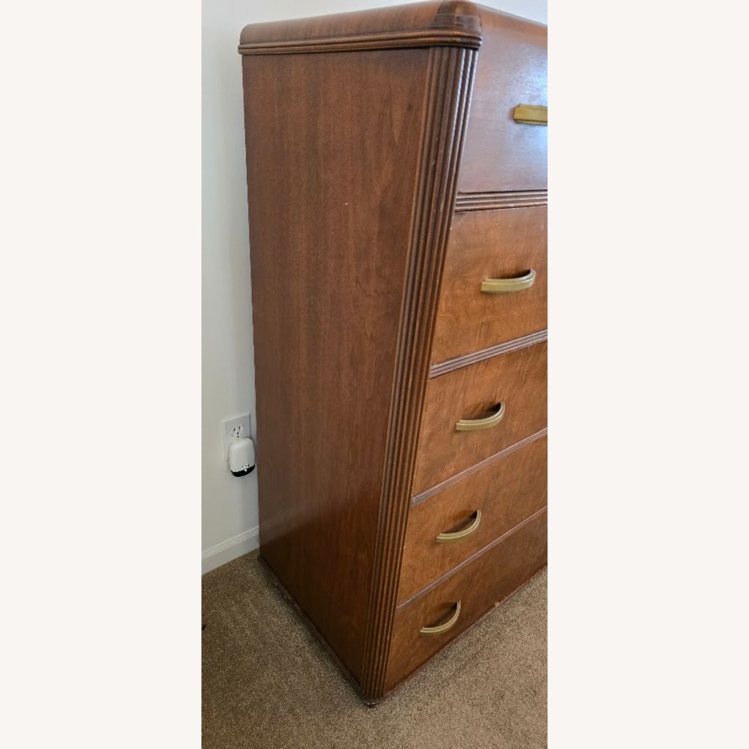 Vintage/Antique Finds Dark Brown Wood Dresser - image-3