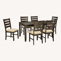 Ashley Furniture Wooden Dining Table and Chairs 