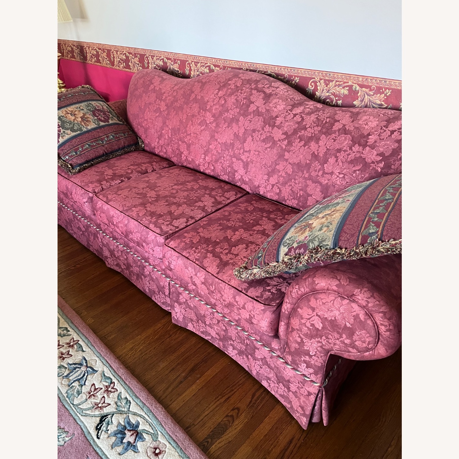 Pembrook Rose Pink Sofa - image-2
