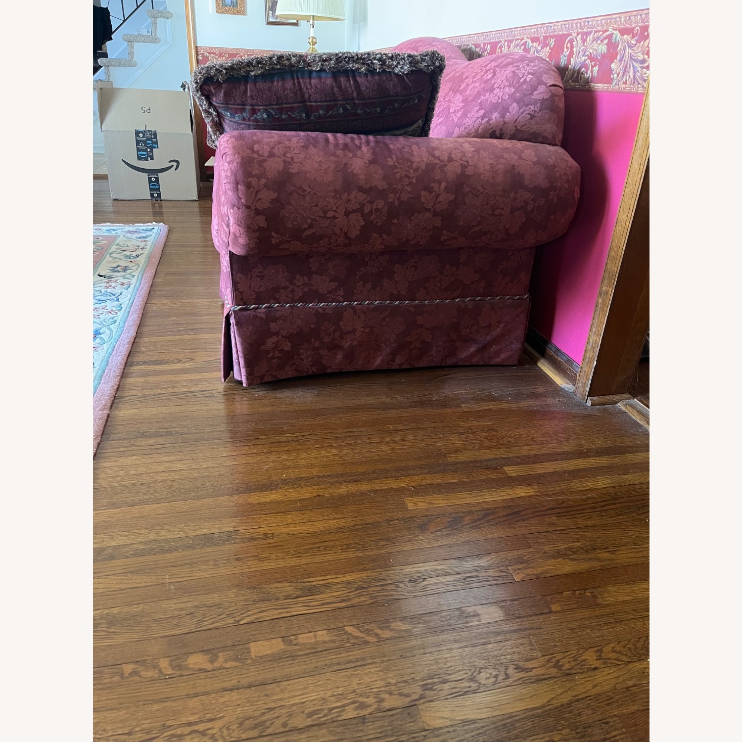 Pembrook Rose Pink Sofa - image-3