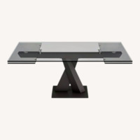 Roche Bobois Axel Glass Dining Table