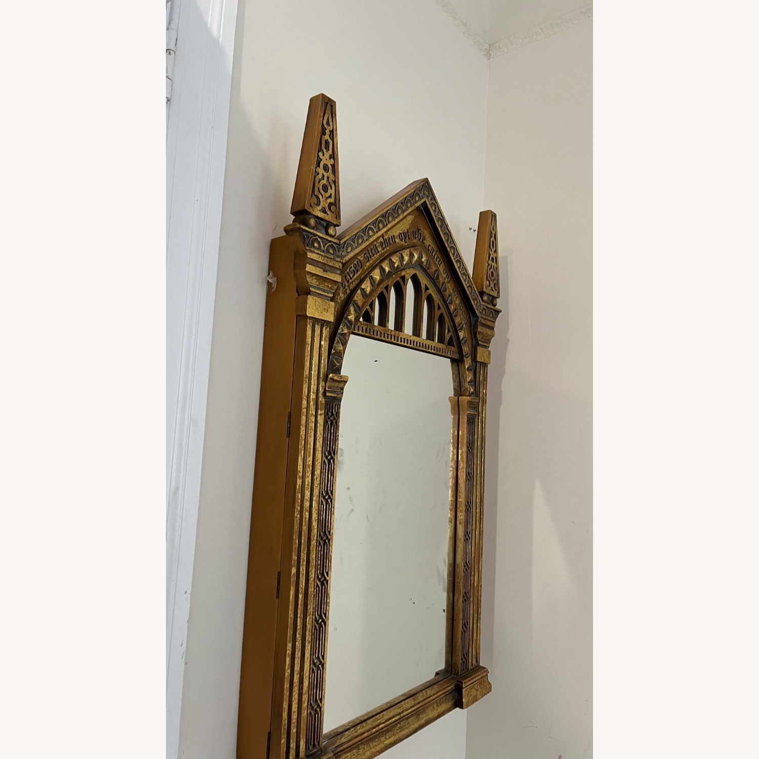 Gold Harry Potter Wall Mirror with Storage  - image-3