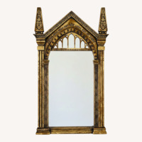 Gold Harry Potter Wall Mirror with Storage 