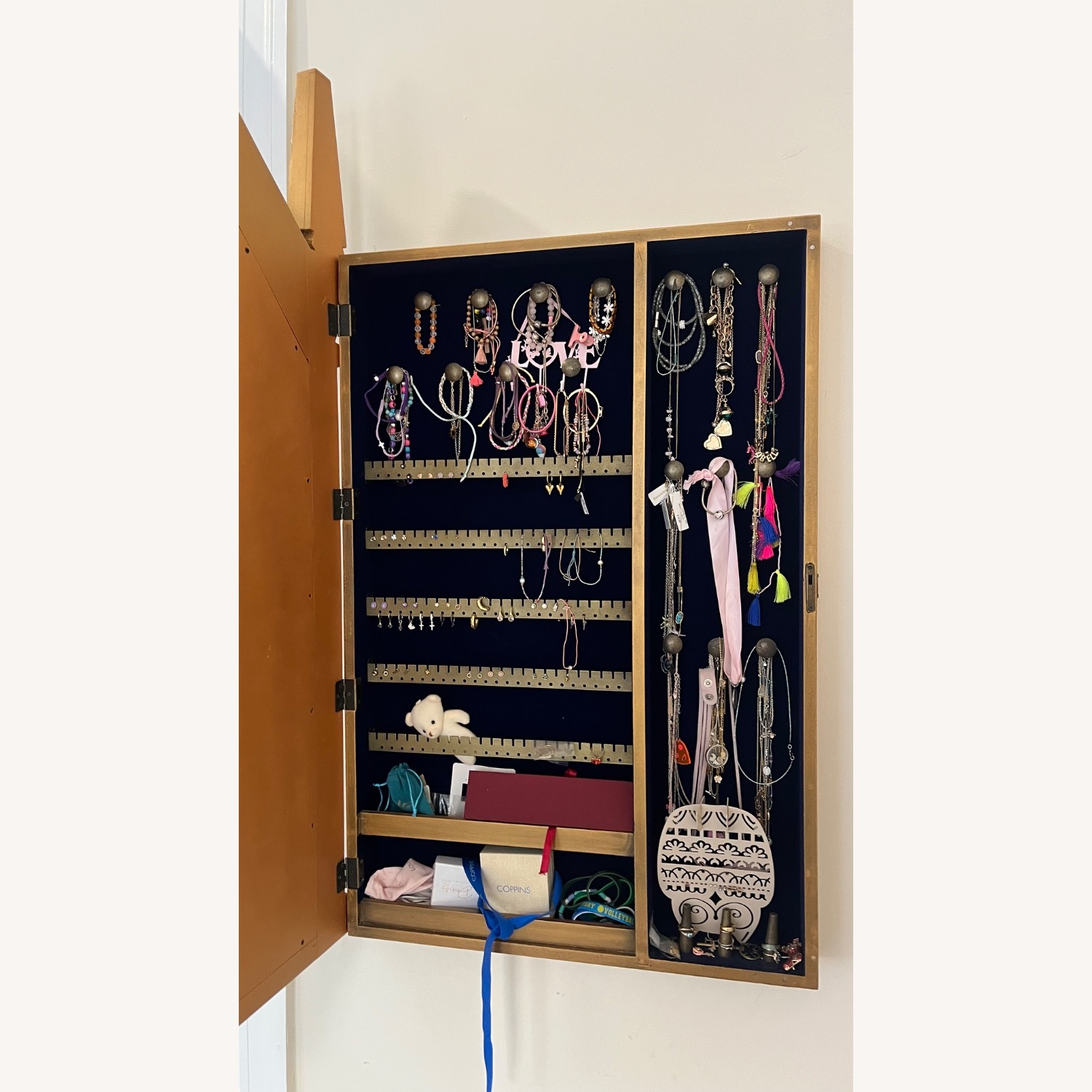 Gold Harry Potter Wall Mirror with Storage  - image-4